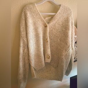 Abercrombie button sweater